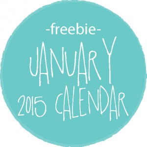 freebie january 2015 printable calendar