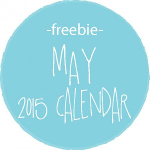 free printable calendar :: may 2015