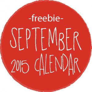 free september 2015 printable calendar