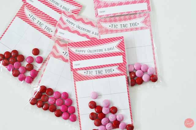 free printable valentines day cards for kids - tic-tac-toe!