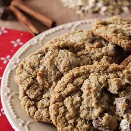 oatmeal chocolate chip cookies 450x450