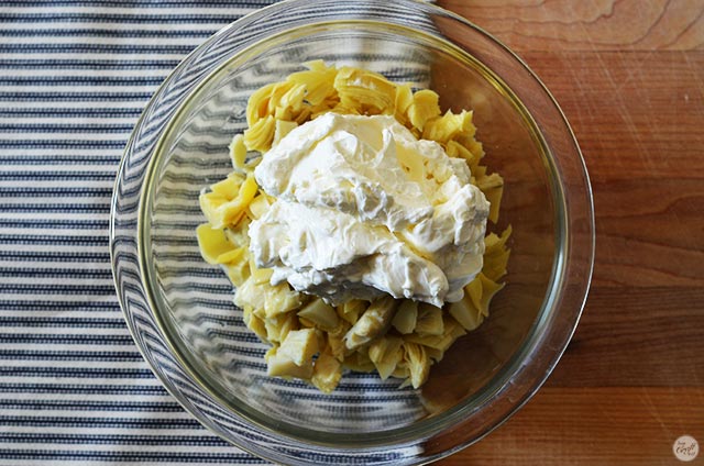 how to make artichoke heart dip