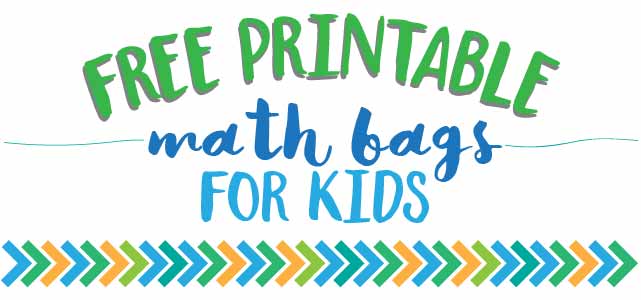 free printable math pages for kids!