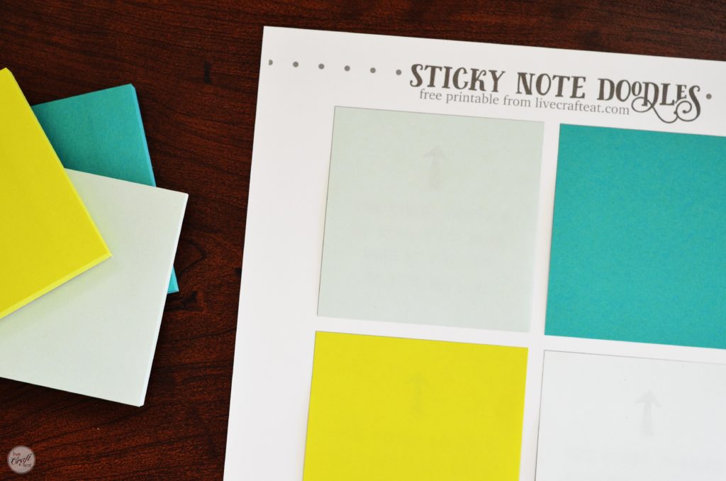 Printable Post-it Notes: Free layout to print and make your own!