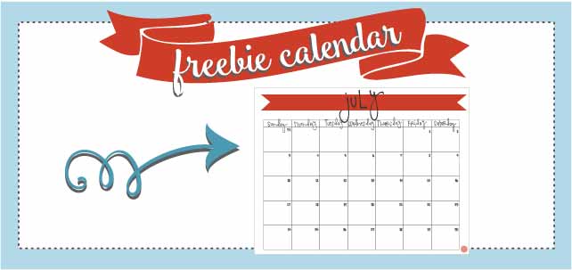 july 2016 free printable monthly calendar