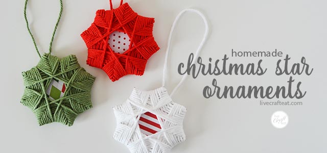 Download Homemade Christmas Tree Star Ornament With Yarn Live Craft Eat PSD Mockup Templates