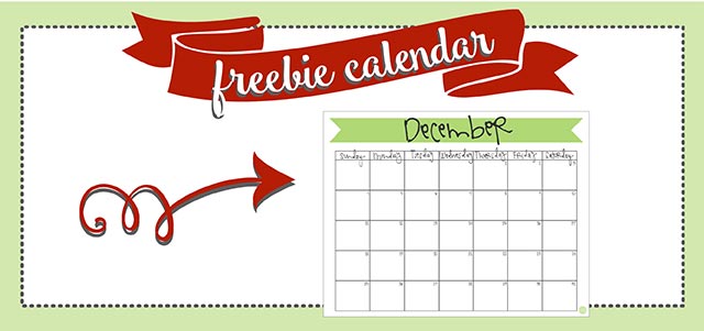 free printable december 2016 monthly calendar! keep december organized with this free printable calendar!