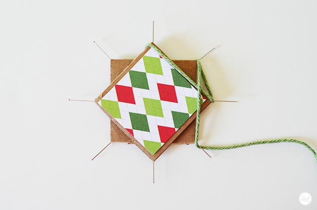 how to make a woven star ornament