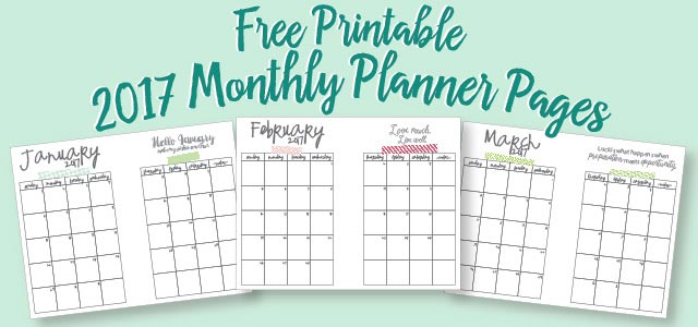 Free Printable Calendar - Printable Monthly Calendars