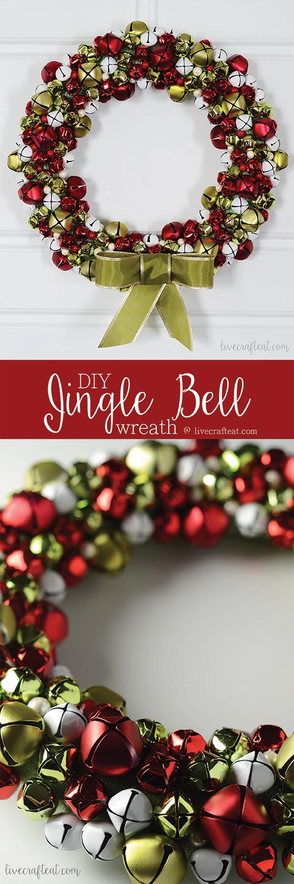 the easiest of christmas wreaths to diy and one that sounds as pretty as it looks!