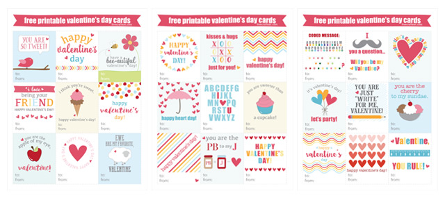 Free Printable Valentine S Day Cards For Kids Live Craft Eat