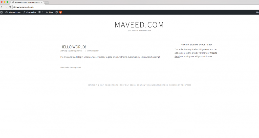 Maveed Front End With Foodie Pro