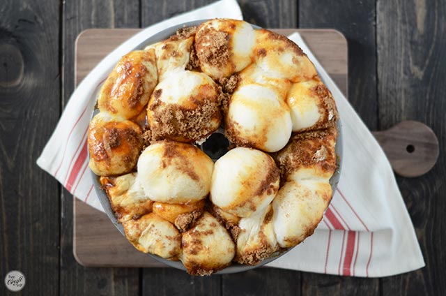 overnight monkey bread risen before cooking