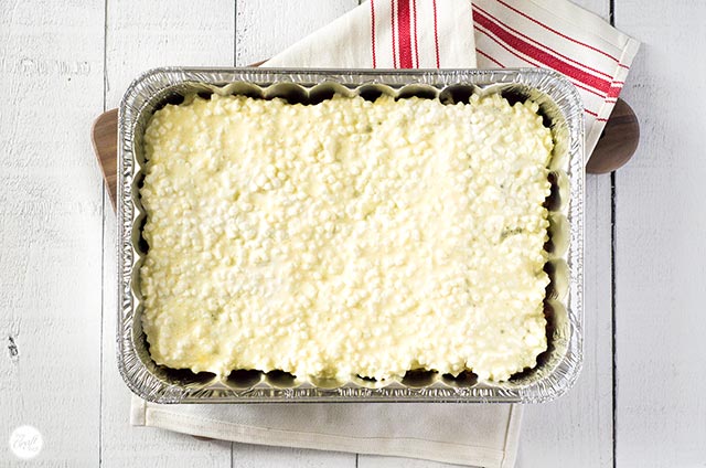 cottage cheese on lasagna