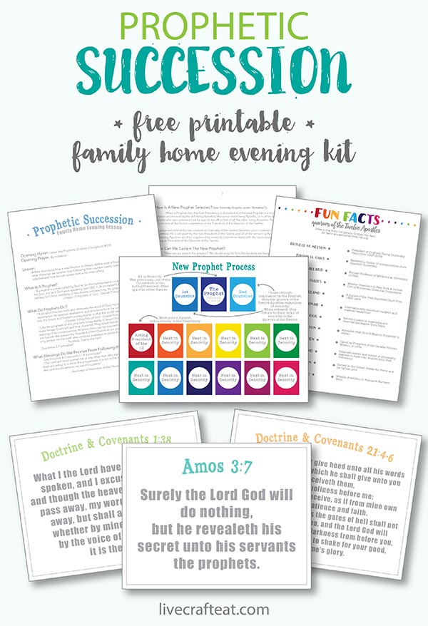 how does the lds church choose their prophet? what happens when a prophet passes away? who is next in line to be the prophet? answers to all of these questions in this free printable lds family home evening kit :: prophetic succession