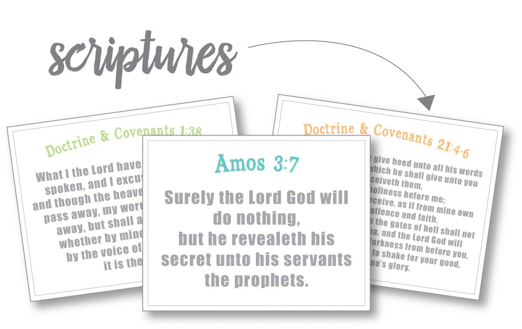 printable scriptures on prophetic succession