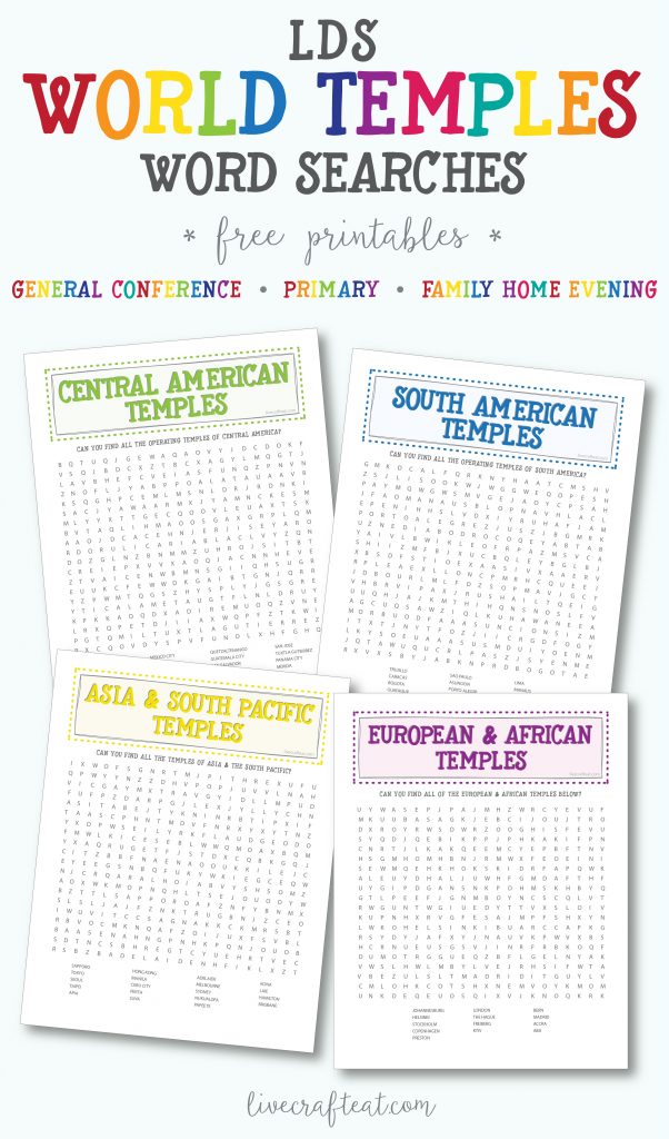 free printable lds word searches for kids